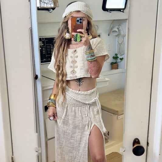 Mermaid Tee • Sacred Wear Crop