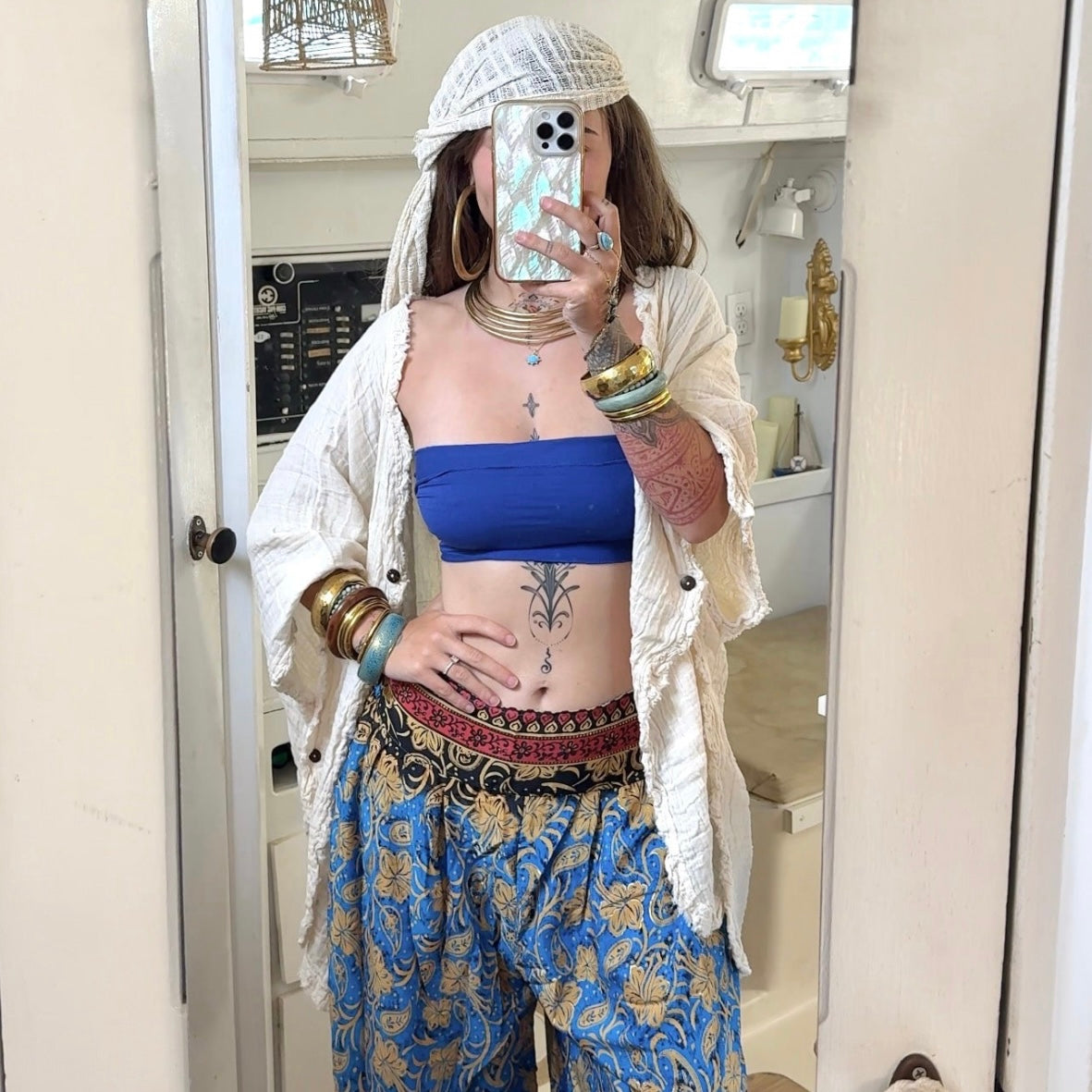 Blue Lotus • Flowy Pants