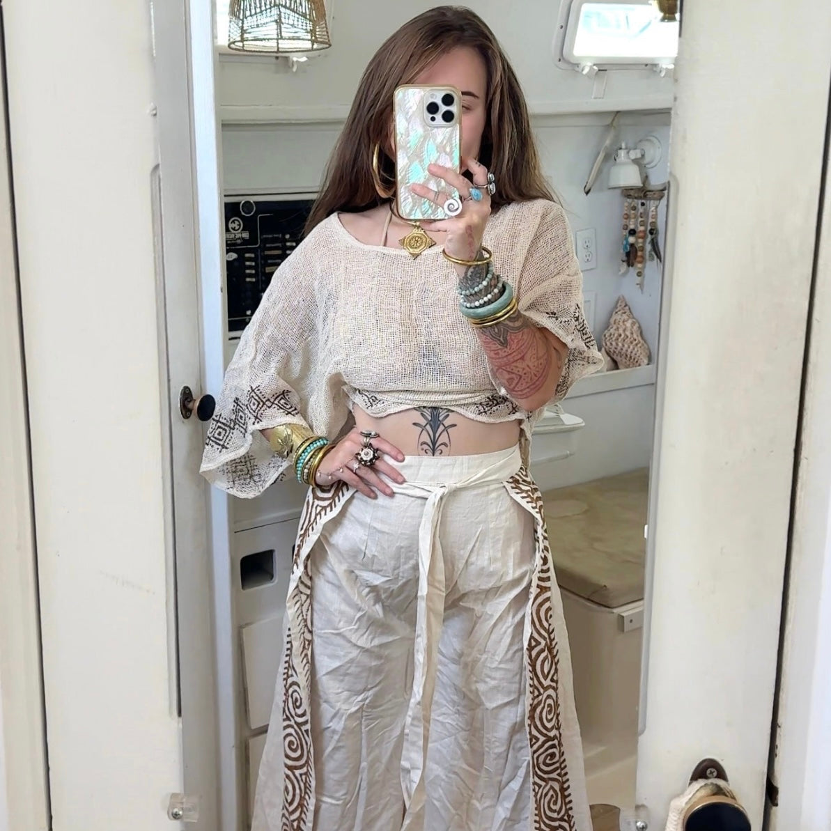 Sand Coil • Sacred Wear Wrap Pants