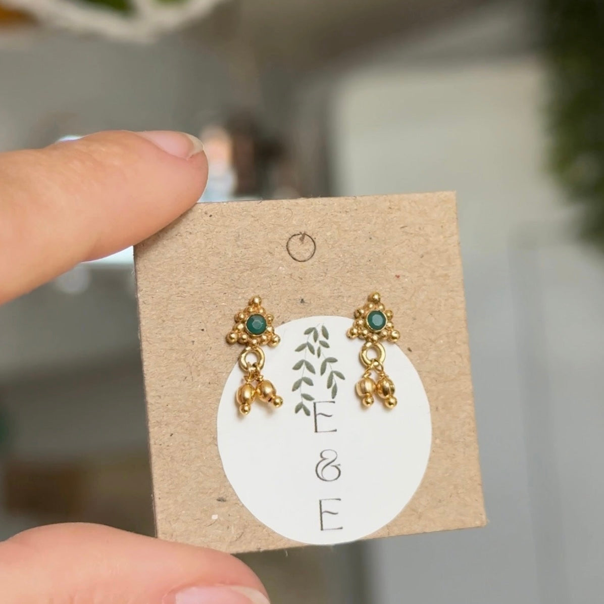 Emerald Tablet • Studs