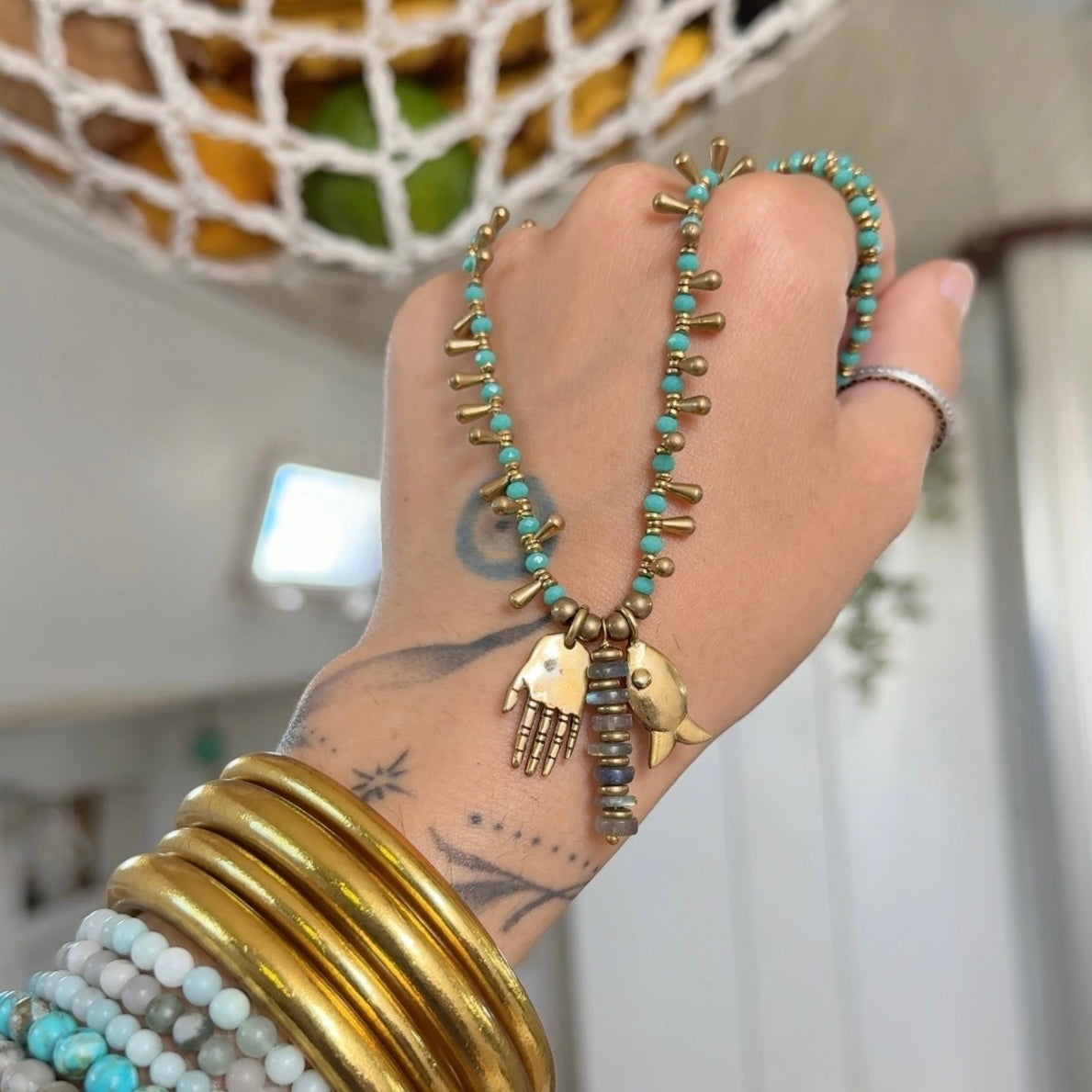 Tidal Guardian • Charm Necklace