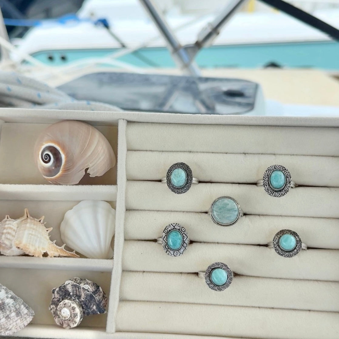 Sea • Amazonite Ring