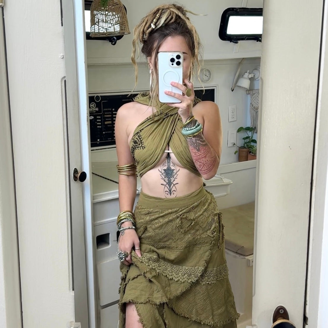 Bait House • Sacred Wear Wrap Top