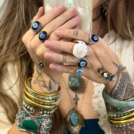 Unseen Guidance • Evil eye rings